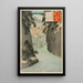 Pont des singes - Kobayashi Kiyochika — gerahmtes Bild an der Wand