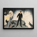 Kommandant Marine Hirose Takeo - Kobayashi Kiyochika — gerahmtes Bild an der Wand