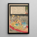 Reise der alten und geisteskranken aus der Serie Magische Laterne der Gesellschaft Cent sélections Cent rires - Kobayashi Kiyochika — gerahmtes Bild an der Wand