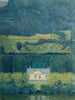 Haus am Wasser bei der Landhaus - Koloman Moser — Ansicht des Kunstwerks