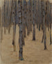 Forêt de conifères sous la neige - Koloman Moser — Ansicht des Kunstwerks