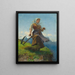Im wilden Heu - Konrad Grob — gerahmtes Bild an der Wand