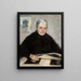 Portrait von Emilia Mirecka - Konrad Krzyżanowski — gerahmtes Bild an der Wand