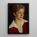 Portrait von Halina Pruska - Konrad Krzyżanowski — gerahmtes Bild an der Wand
