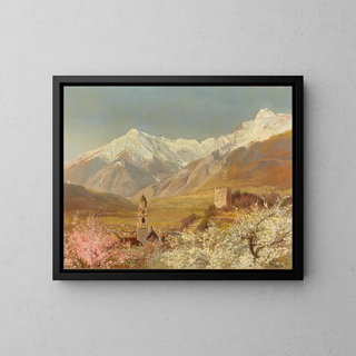 Konrad Petrides - Blick auf Meran im Frhling.webp
