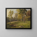 Landschaftsbild im Wald - Konrad Petrides — gerahmtes Bild an der Wand