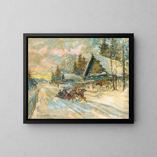 Konstantin Alexeevich Korovin - Accordoniste dans un traineau.webp