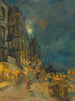 Quai de Marseille bei Nacht - Konstantin Alexeïevitch Korovine — Ansicht des Kunstwerks