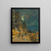 Quai de Marseille bei Nacht - Konstantin Alexeïevitch Korovine — gerahmtes Bild an der Wand