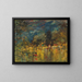 Boulevard parisien la nuit - Konstantin Alexeïevitch Korovine — gerahmtes Bild an der Wand