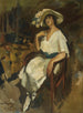 Portrait von Madame Maria Rubin - Konstantin Alexeïevitch Korovine — Ansicht des Kunstwerks