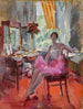 Portrait der Ballerina Vera Trefilova - Konstantin Alexeïevitch Korovine — Ansicht des Kunstwerks