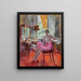 Portrait der Ballerina Vera Trefilova - Konstantin Alexeïevitch Korovine — gerahmtes Bild an der Wand