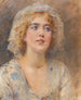 Portrait einer Mädchen - Konstantin Egorovich Makovsky — Ansicht des Kunstwerks