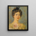 Portrait einer eleganten Dame - Konstantin Egorovich Makovsky — gerahmtes Bild an der Wand