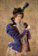 Portrait von Maria Alexeevna Makovskaya - Konstantin Egorovich Makovsky — Ansicht des Kunstwerks