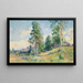 Dorf im Frühling - Konstantin Egorovich Makovsky — gerahmtes Bild an der Wand