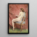 Sanfte Gedanken - Konstantin Egorovich Makovsky — gerahmtes Bild an der Wand