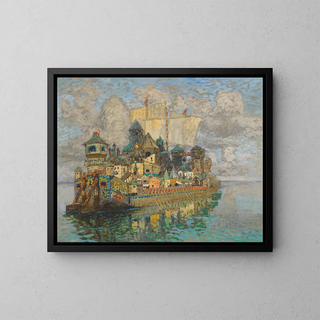 Konstantin Ivanovich Gorbatov - The Invisible City of Kitezh.webp
