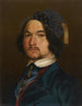 Selbstporträt mit Samt-Hut und goldener Quaste - Konstantin Kaiser — Ansicht des Kunstwerks