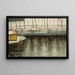 Ein Kanal im Park im Winter - Konstantin Yakovlevich Kryzhitsky — gerahmtes Bild an der Wand