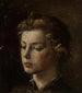 Portrait einer jungen Frau - Konstanty Makowski — Ansicht des Kunstwerks