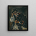 Bauernbild - Konstantin Bauer — gerahmtes Bild an der Wand