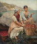 Italienische Mädchen mit Tomaten in Körben - Kristian Zahrtmann — Ansicht des Kunstwerks