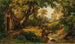 Flusslandschaft mit Mönch beim Angeln - Károly Markó — Ansicht des Kunstwerks
