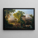 Landschaft mit der Berufung des heiligen Petrus - Károly Markó — gerahmtes Bild an der Wand