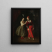 Portrait der Schwestern Karolina und Anna Strauss, Balletttänzerinnen am Großen Theater - Ksawery Jan Kaniewski — gerahmtes Bild an der Wand
