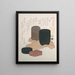Noir - Kubo Shunman — gerahmtes Bild an der Wand