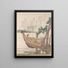 Le bateau met les voiles pour Tosa - Kubo Shunman — gerahmtes Bild an der Wand