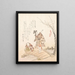 L'histoire de Kamakura Kunstdruck Poembridge du sanctuaire Egara Tenjin - Kubo Shunman — gerahmtes Bild an der Wand