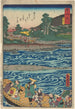 Reisende in Boot - Kunichika Toyohara — Ansicht des Kunstwerks