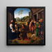 L'Adoration des Mages - Atelier de Gerard David — gerahmtes Bild an der Wand
