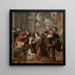 L'Adoration des bergers - Lambert Van Noort — gerahmtes Bild an der Wand