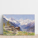 Reproduktion des Gemäldes L'Alpe Barneuza (Wallis) - Edward Theodore Compton
