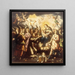 L'Apparition de la Vierge et de l'Enfant à Saint François - José Jurez — gerahmtes Bild an der Wand