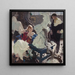 L'Artiste et son modèle - Dean Cornwell — gerahmtes Bild an der Wand
