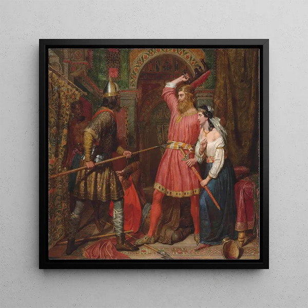 L'Assassinat d'Alboin, roi des Lombards - Charles Landseer