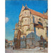 Reproduktion des Gemäldes L'Église de Moret (Le Soir) - Alfred Sisley