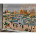 Reproduktion des Gemäldes L’Île d’Yeu, offene Fenster zum Hafen - Henri Lebasque
