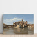 Reproduktion des Gemäldes L'Île und die Brücke San Bartolomeo, Rom - Jean-Baptiste-Camille Corot