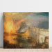 Reproduktion des Gemäldes L'Incendie des maisons des Lords et des Communes, 16 octobre 1834 - Joseph Mallord William Turner