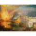 Reproduktion des Gemäldes L'Incendie des maisons des Lords et des Communes, 16 octobre 1834 - Joseph Mallord William Turner