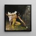 L'Indien et le lys - George de Forest Brush — gerahmtes Bild an der Wand