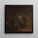 L'alchimiste - Carl Spitzweg — gerahmtes Bild an der Wand