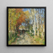 L'allée Forestière - Pierre Eugène Montézin — gerahmtes Bild an der Wand