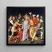 L'arrestation du Christ - Hans Holbein le Jeune — gerahmtes Bild an der Wand